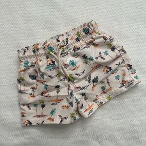 Tropical Print Zara Swim Trunks